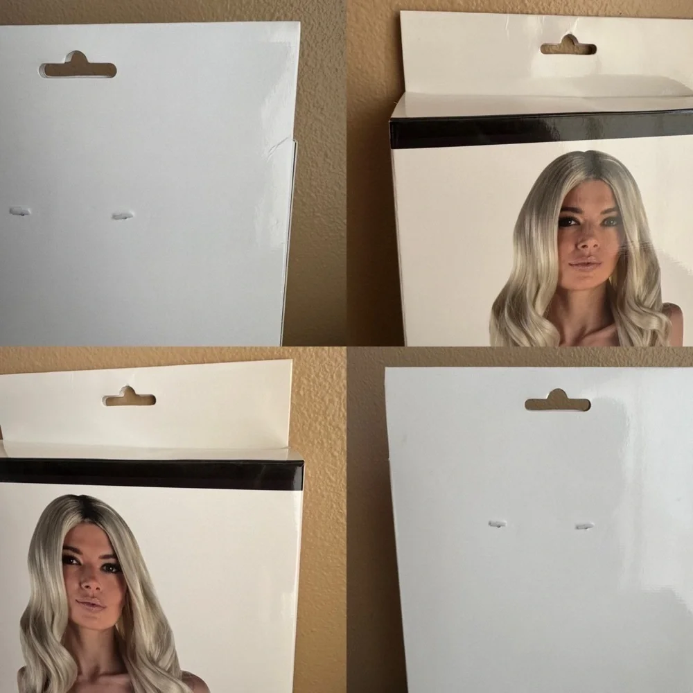 NIP 30” long platinum blond wig